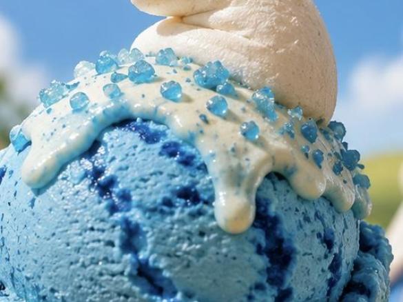 Variation Schlumpfeis oder Blauer Engel