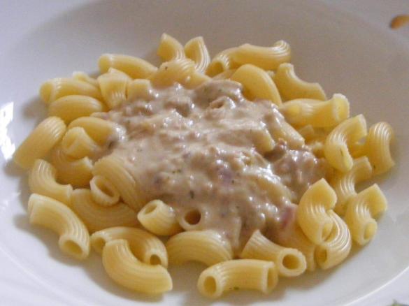 Thunfisch - Käse Soße