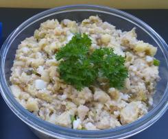 Häckerle mit Apfel (Matjessalat)