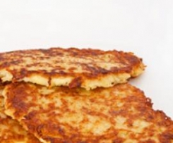 Kartoffelpüree - Plätzchen mit Käse Resteverwertung 