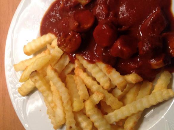 Currywurst Ruhrgebiet "feurig"