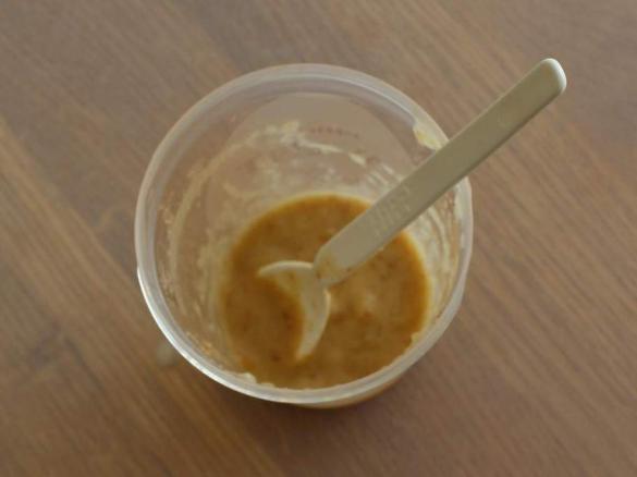 Grießbrei mit Sultaninen und Äpfeln (GOB)