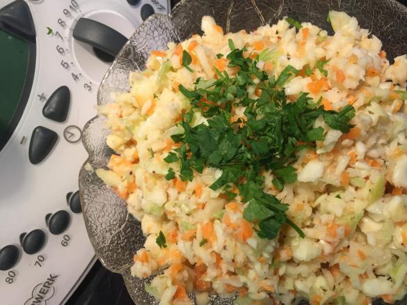 gesunder Coleslaw / Krautsalat (ohne Mayo!)