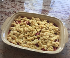 Erdbeer-Crumble