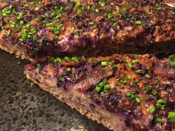 Rotkraut-Focaccia