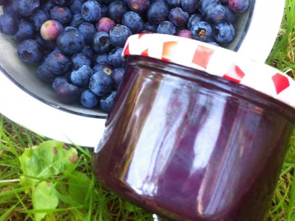 Heidelbeeren/Weiße Schokoladen Marmelade 