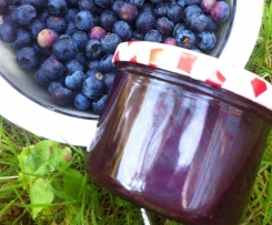 Heidelbeeren/Weiße Schokoladen Marmelade 