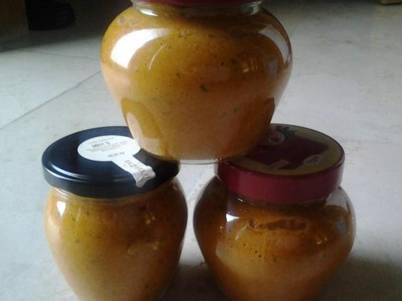 Paprika Zucchini Aufstrisch vegan