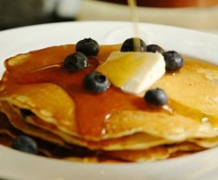 Variation von Pancakes (amerikanische Eierkuchen)