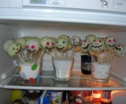 Gespenster - Cake - Pops aus den Finessen 5 / 2012