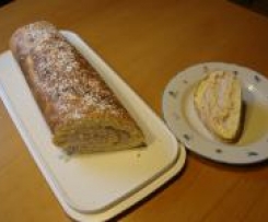 Variation von schnelle Biskuitrolle die nicht bricht