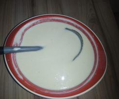 Blumenkohlsoße - Blumenkohlsuppe