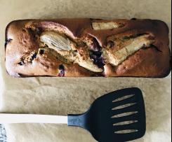 Bananenbrot mit Heidelbeeren