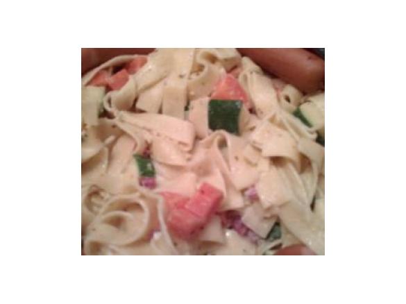 Bandnudeln mit Gemüse - super schnell und einfach - all in one