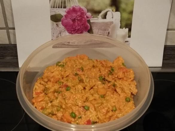 Frischkäse Gemüsereis