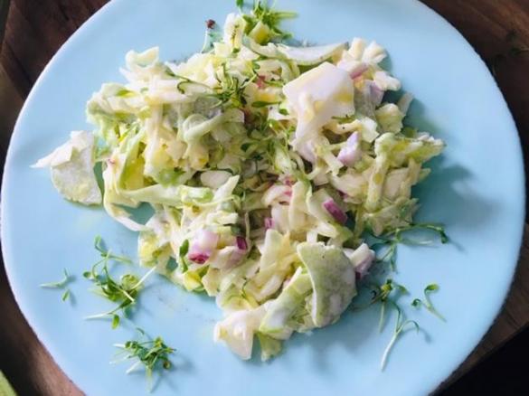 Kraut-Rhabarber-Salat