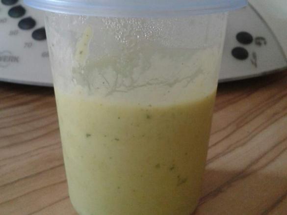 Zucchini-Puten-Pasta-Brei