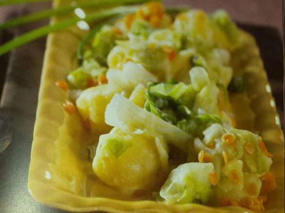 Spitzkohl - Kartoffel : Gemüse