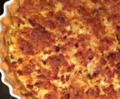 Sauerkraut-Quiche mit Speck