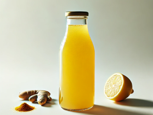 Immun-Booster Zitrone-Ingwer-Kurkuma