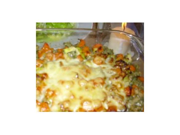 Brennnessel-Spätzle-Auflauf