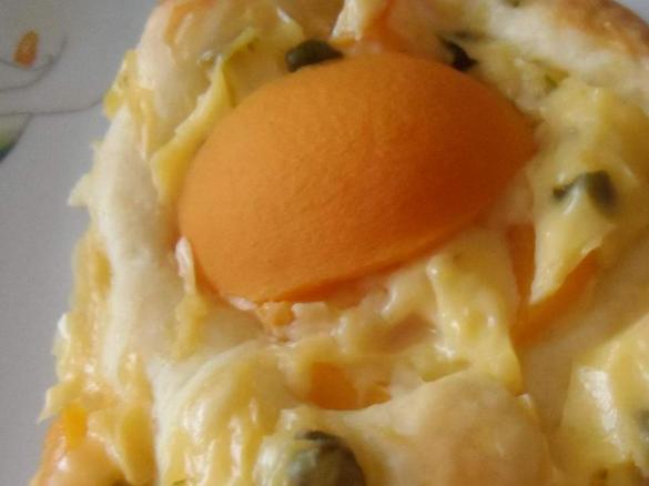 Pfirsich-Puddingnester (nicht nur was zu Ostern)