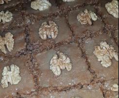 Walnuss Schnitten nach Omi