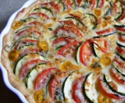 Tomaten-Zucchini-Quiche