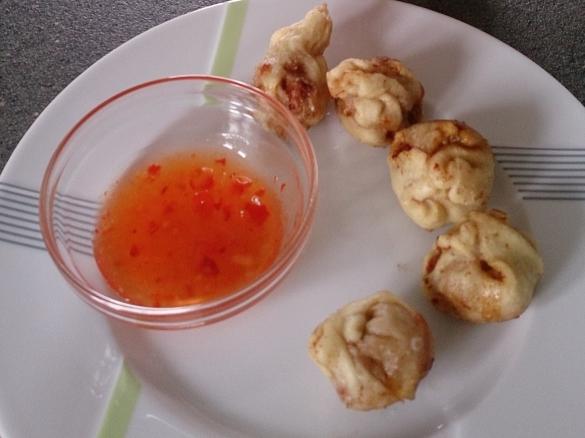 Wan Tan mit Hühnchen