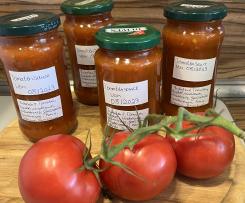 Tomatensauce auf Vorrat