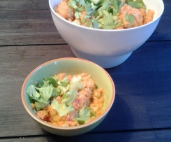 Fruchtiger Möhrensalat mit Sellerie