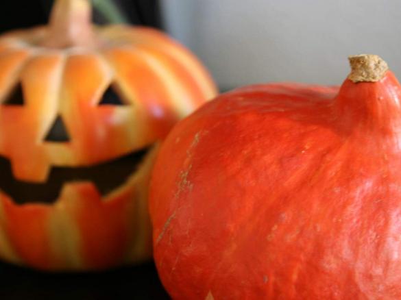 Kürbissuppe mit Karotten und Kartoffeln