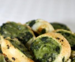 Blätterteigschnecken mit Spinat