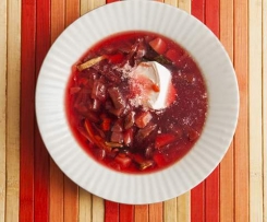 Borschtsch mit Rindfleisch