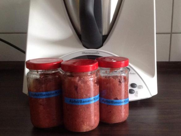 Apfel/Banane/Kirschbrei