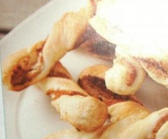 Schnelle Blätterteigstangerl