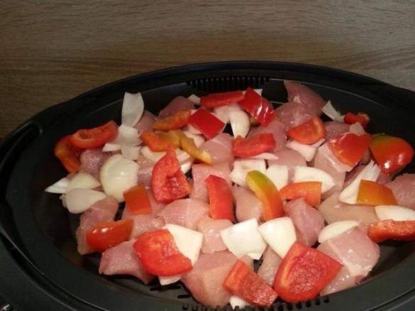 Tinas Spezialrezept "Fleisch mit Schaschliksoße"