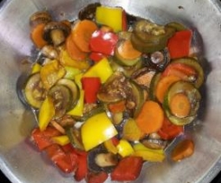 kalter Gemüsesalat - Antipasti