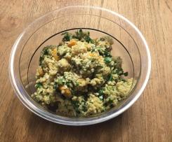 Gewürzreis mit Spinat (vegan)