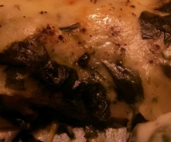 Einfache Spinatlasagne ohne Fleisch