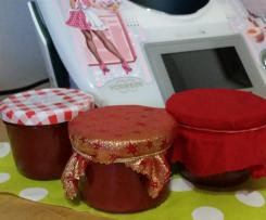 Erdbeermarmelade mit After Eight (Minzschokolade)