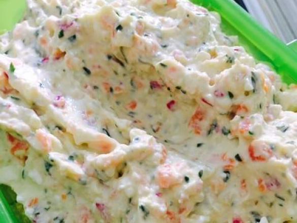 Radieschen-Kresse-Frischkäse Aufstrich / Dip