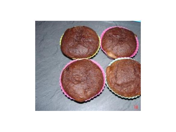 Eiweiß-Schoko-Muffins mit flüssigem Kern (Eiweißverwertung)