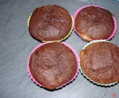 Eiweiß-Schoko-Muffins mit flüssigem Kern (Eiweißverwertung)