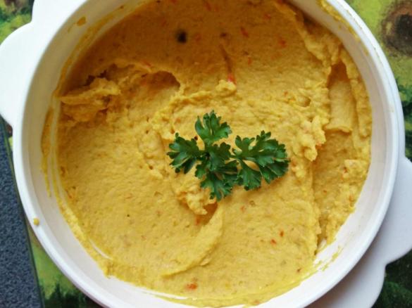 Kürbis-Kichererbs Hummus