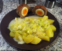 Kleine Hackbraten mit Ei