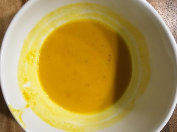 Kürbiscremesuppe mit Kokosmilch