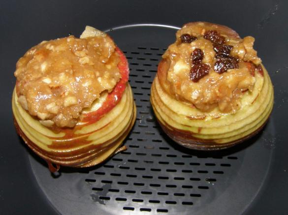 Bratapfel mit Vanillesauce