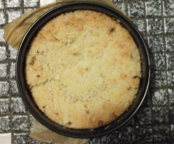 Rhabarber Streuselkuchen vegan