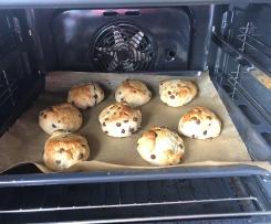 Fluffige Schokobrötchen